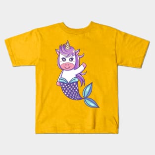 Mermaid Unicorn Kids T-Shirt